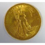 A German Ten Mark gold coin 1875