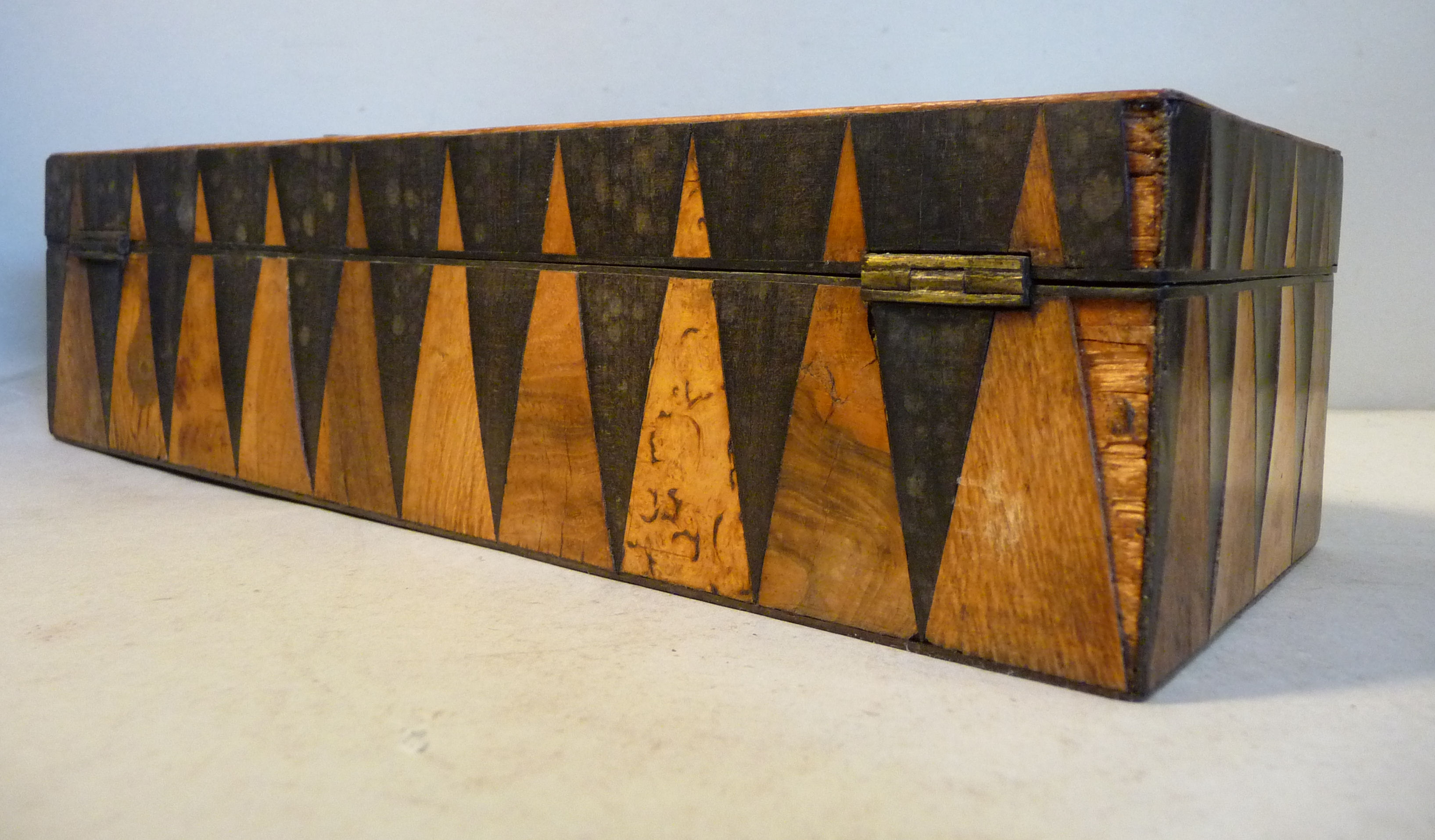 A late 19thC parquetry box, - Image 3 of 8
