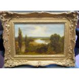 Early 20thC British School - 'The Thames at Richmond' oil on canvas 7.