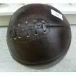 A modern 'vintage' design stitched brown hide football TO9