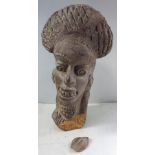 An 'antique' African (possibly Liberian) pottery vessel,