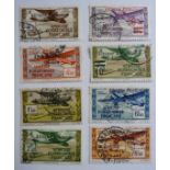 Postage stamps - a French Equatorial Africa Liberation set,