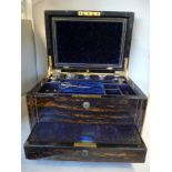 A mid Victorian Asprey & Co coromandel veneered,