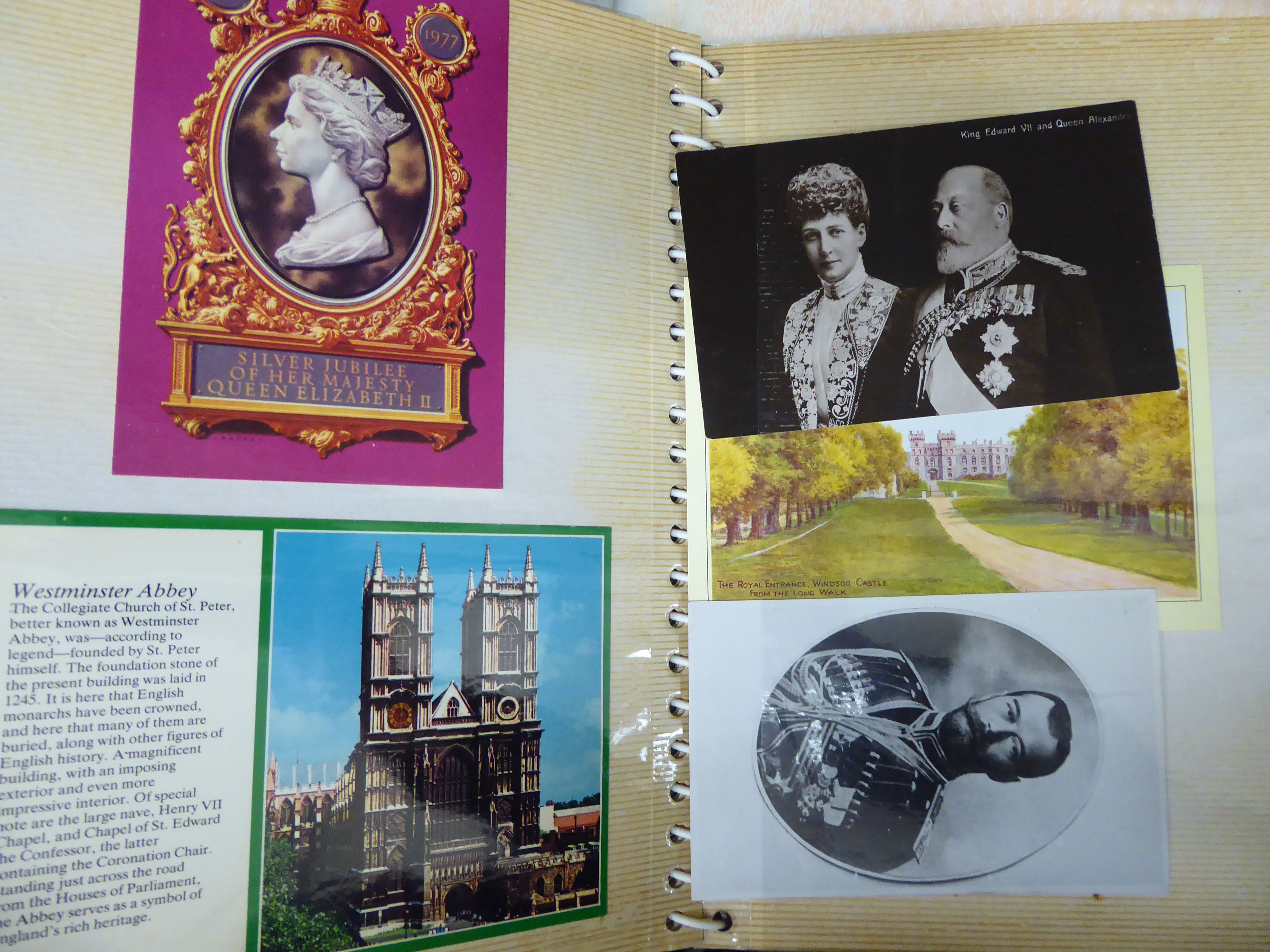 Three uncollated early 20thC and later album collections of postcards, - Image 4 of 5