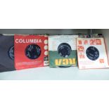Vinyl 45rpm recordings from the 1960s onwards,