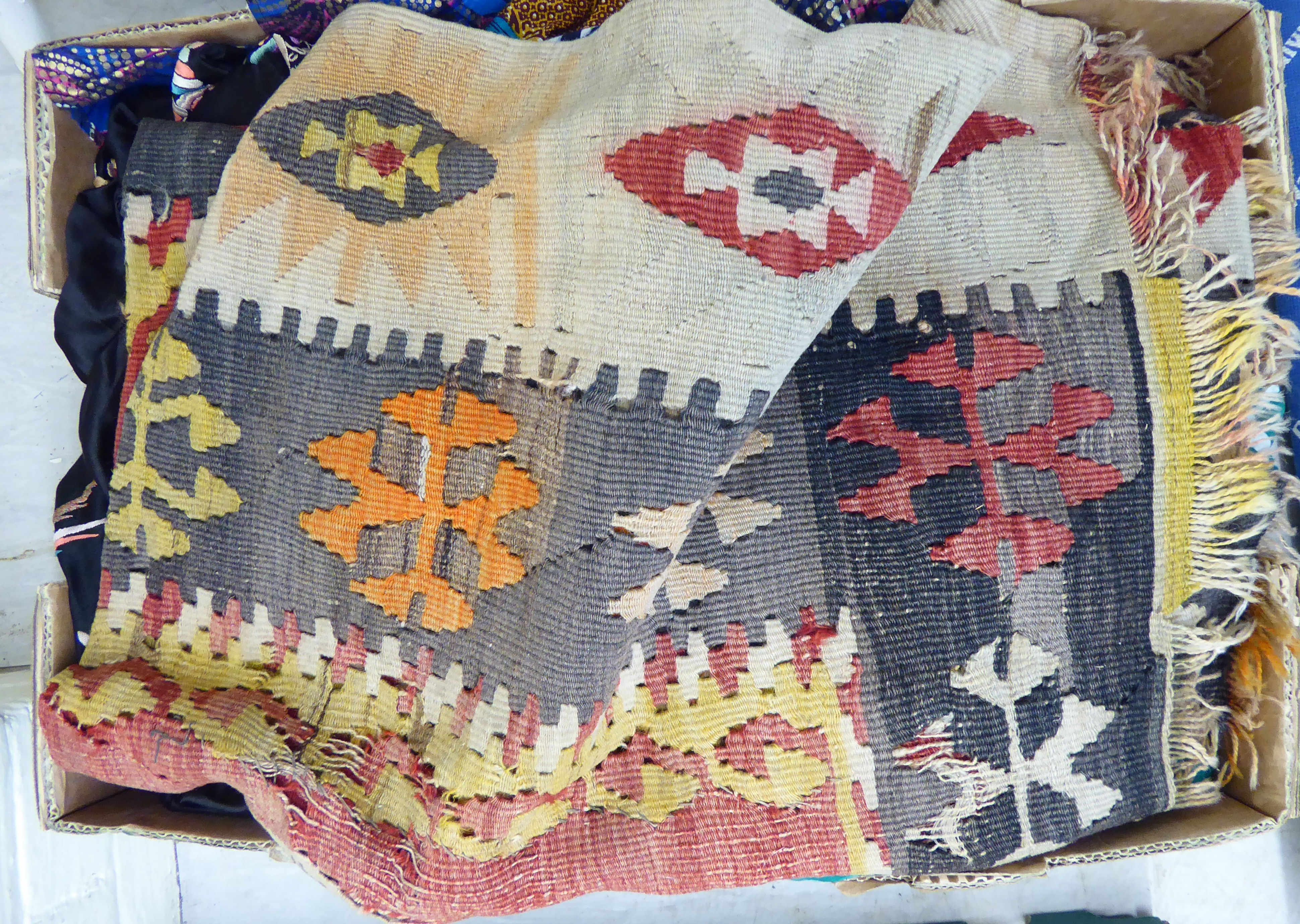 African textile fragments;