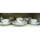 A Royal Copenhagen porcelain tea set,