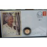 An Elizabeth II 'Portrait' sovereign cover 2015 with certificate and presentation folder 11