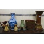 West German decorative ceramics: to include a two part,
