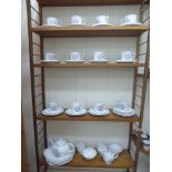 A Susie Cooper china Fragrance pattern tea set No.