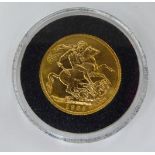 A George V sovereign,