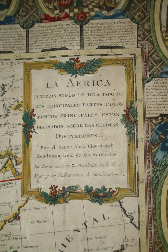 Jean Baptiste Clouet Carte d'Afrique divisÃ©e en ses principaux Etatsâ€¦ / La Africa dividida - Image 3 of 4