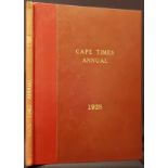 [Cape Times] CAPE TIMES ANNUAL 1928 120 pages, numerous black and white photographs, contemporary