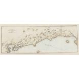 John Barrow Map of the coast of Africa This attractive map of the Cape West coast was published