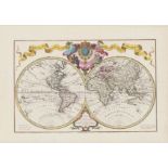 Delisle (Covens & Mortier) Mappe Monde a l'usage du Roy Beautiful, uncommon Covens & Mortier (ca.