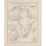 George Swanston Africa to May 1858 The long title captures the essence of this map. It is a