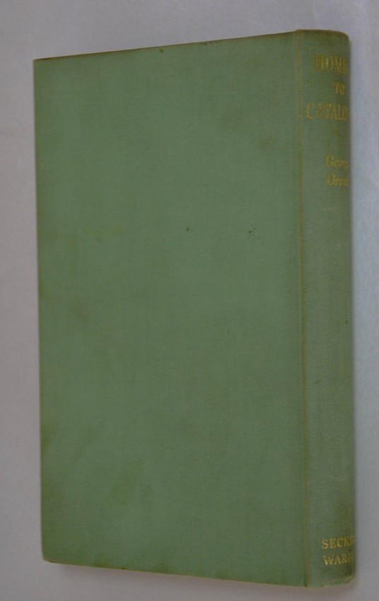 George Orwell HOMAGE TO CATALONIA The scarce first edition lacking the dustwrapper of this title - Image 2 of 3