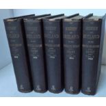 William Edward Hartpole Lecky A History of Ireland in the Eighteenth Century 5 Volume Set. A new