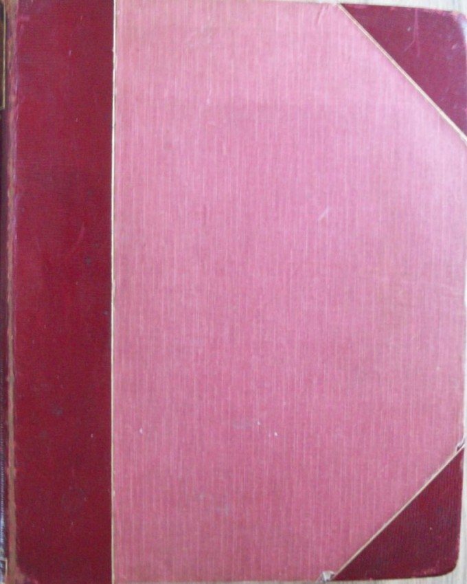 Anon New Large Scale Ordnance Atlas of the British Isles Original 1/2 dark red leather bound with