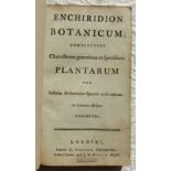 [Dr. Arthur BROUGHTON (c.1756 - 1796)] & Carl von Linne , i.e. LINNAEUS. Enchiridion Botanicum: