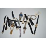 A large quantity of costume watches, various.