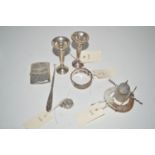 Silver items,