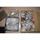 A large quantity of costume jewellery, in three boxes.