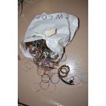 A large quantity of costume jewellery.