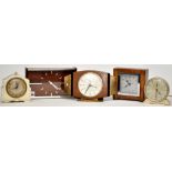A quantity of post war clocks, by Sterling, Croydon; Metamec; Smiths Sectronic Battery.