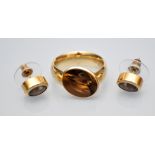 Kim Buck for Georg Jensen: a citrine set 18ct.