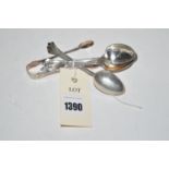 A set of six silver teaspoons, by James Dixon & Son, Sheffield 1898,