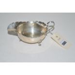 A silver sauce boat, by Reid & Sons, Birmingham 1930, 3.1oz.