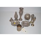 Indo-Persian white metal items,