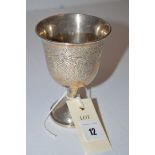 A silver chalice cup, by C.S. J.G.