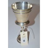 A silver chalice trophy cup, by Elkington & Co.