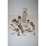 Silver items,