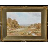 Alfred Hoare Powell - "Hambledon Common, Surrey", signed, watercolour, 37 x 54.