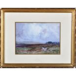 John Falconar Slater - a Northumbrian landscape,signed, gouache, 24 x 34cms; 9 1/2 x 13 1/2in.