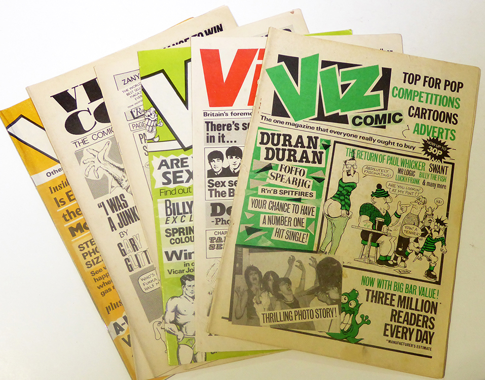 Viz Comics: seven early issues, comprising: No's. 6, 7, 8, 9, 10, 13 and 23 (various dates 1982-87).