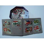 An album of A & BC flags cards; together with a quantity of other gum cards.