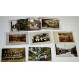 Early 20th Century postcard views of Blaydon, including: Cowan's Brick Works,