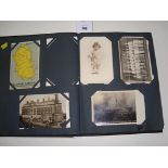 An album of postcards, mainly of 20th Century including the Wellesley fire,