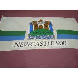 A flag commemorating the nine hundredth year of The City of Newcastle,