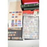 British Commonwealth and rest of the World stamps, various, many loose; some in stock books.