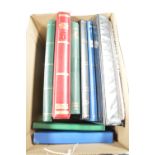 A quantity of albums; folders; and stock books,