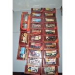 A large quantity of Matchbox commercial vehicles.