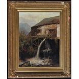 Turner Taylor (19th/20th Century) "Old Mill, Ambleside", signed, inscribed and dated 1886,