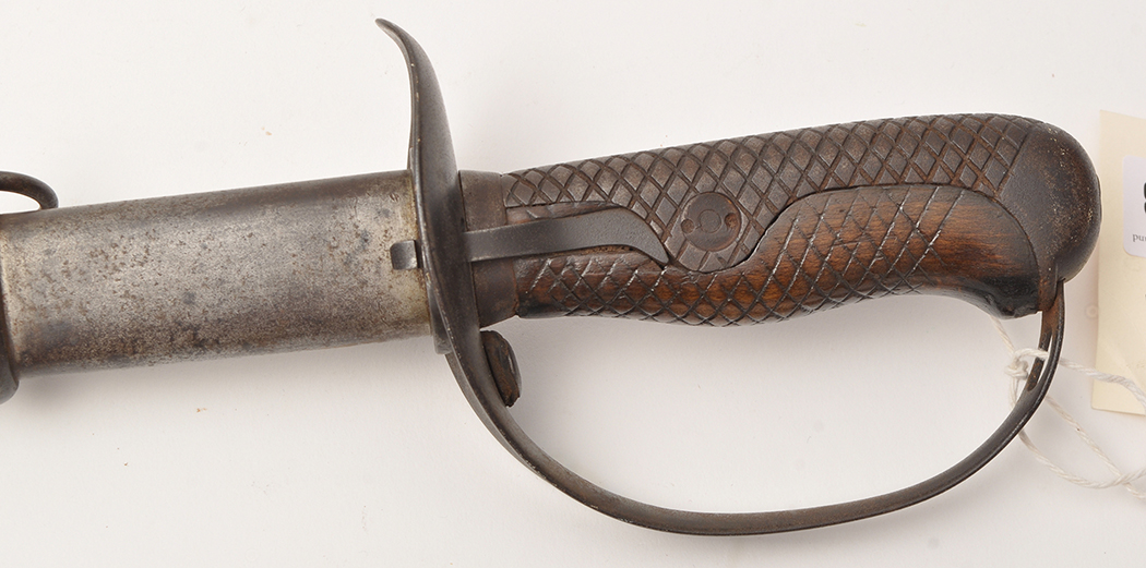 An Austrian cavalry trouper's sword, 1855 pattern, the slightly curved single edged 76cms (30in. - Image 4 of 12