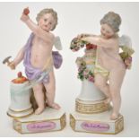 Two Meissen figures of Cupid from the 'Device Children' series,