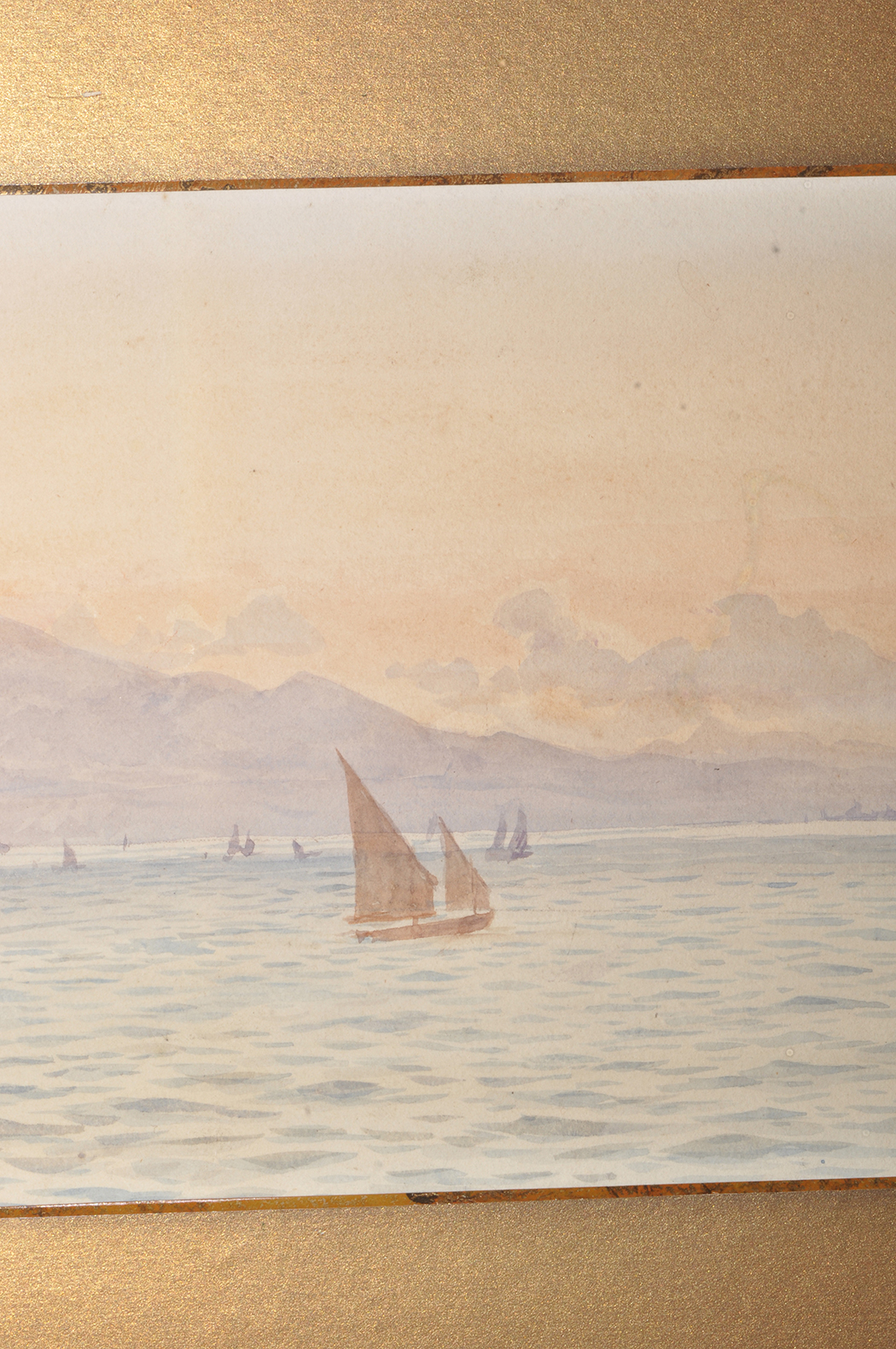 Tristram James Ellis (1844-1922) "Zante" - boats off the coast, signed, inscribed and dated 1908, - Image 5 of 9